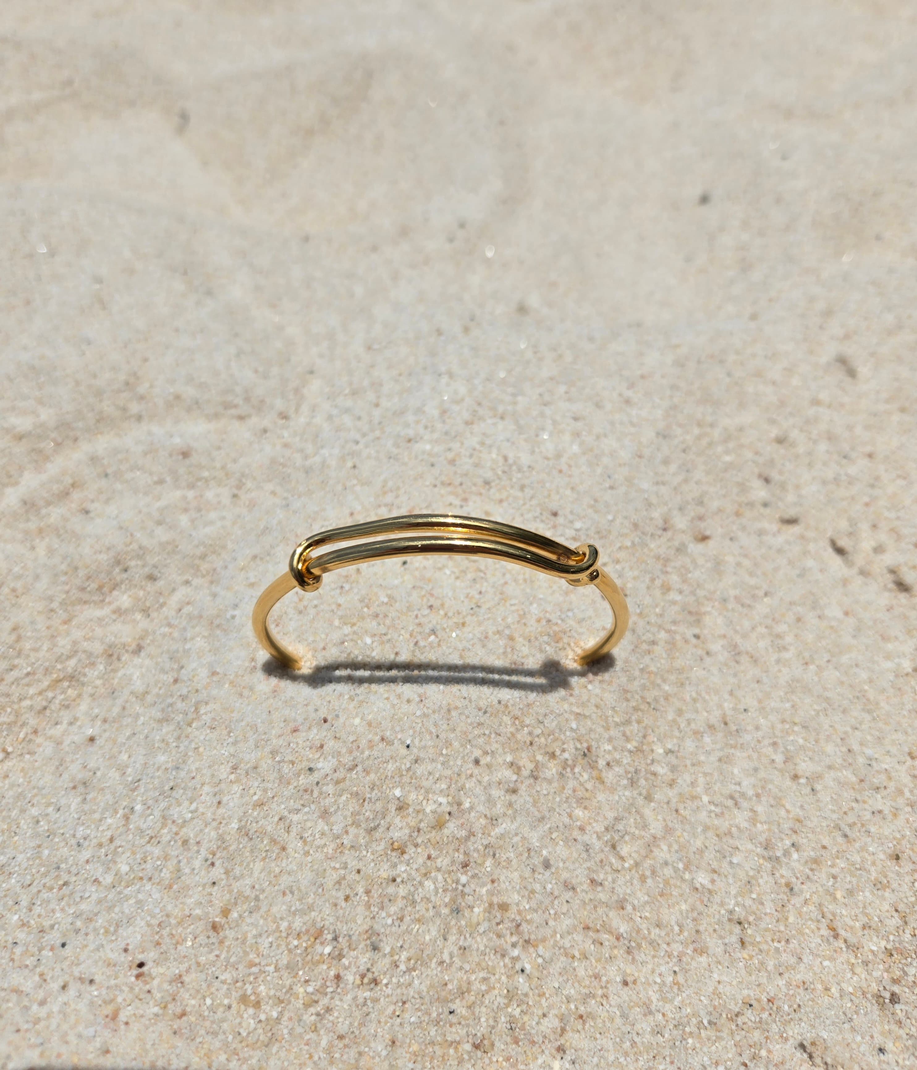 Sơn Bracelet Classic — bracelet jonc vermeil 2mm
